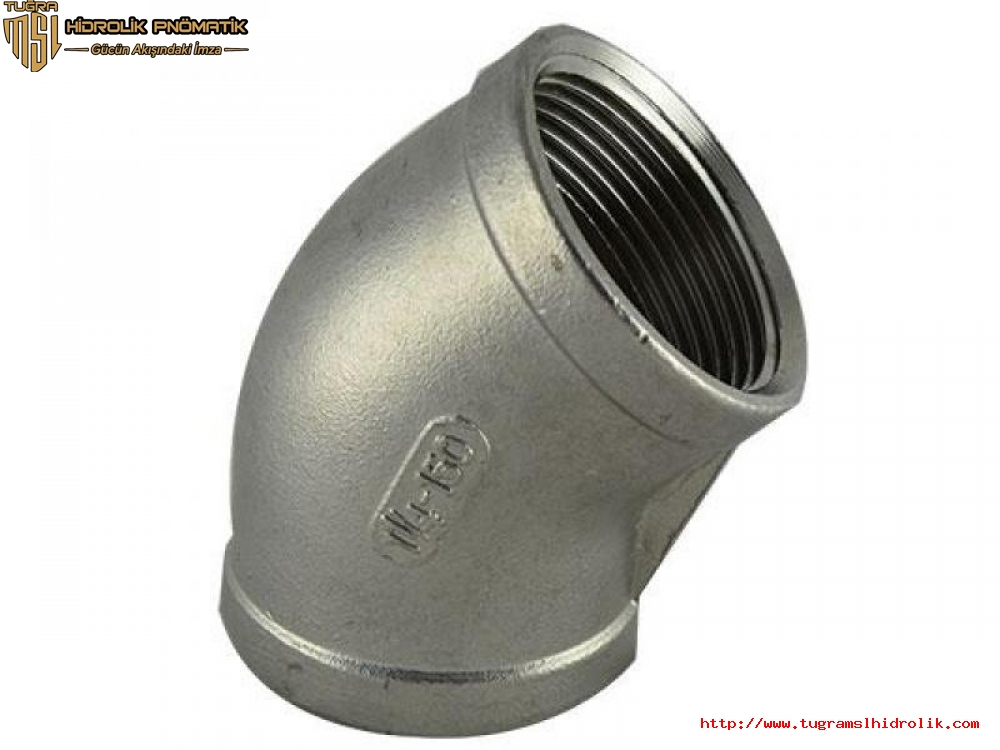 DİRSEK DİŞLİ 45° Tuğra Msl Hidrolik